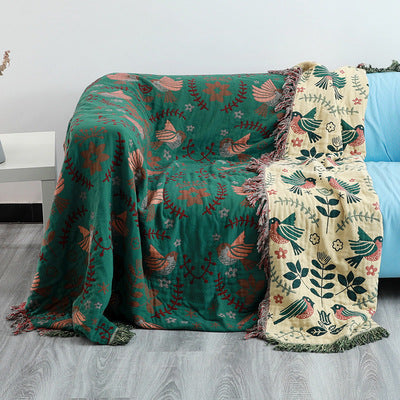 Cotton Gauze Sofa Cover Cover Cloth Sofa Cushion Blanket Towel Quilt