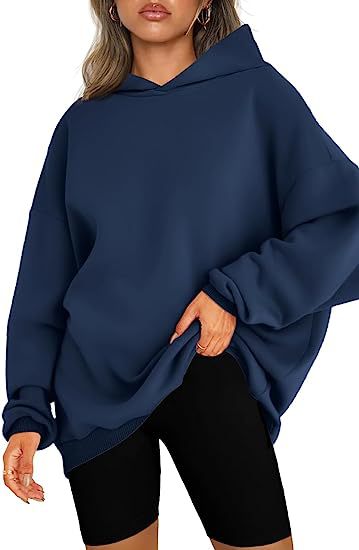 Women's Hooded Pullover Oversized Loose Casual Velvet Sweatshirt Hoodie