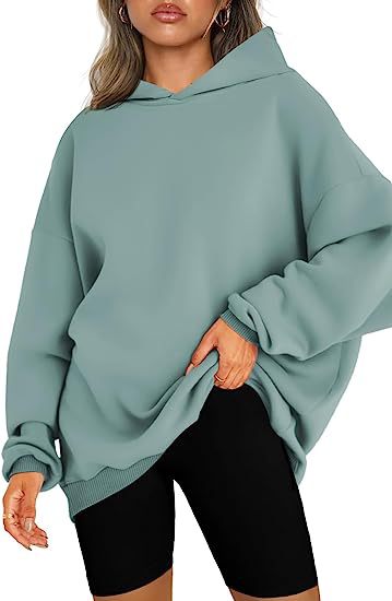 Women's Hooded Pullover Oversized Loose Casual Velvet Sweatshirt Hoodie