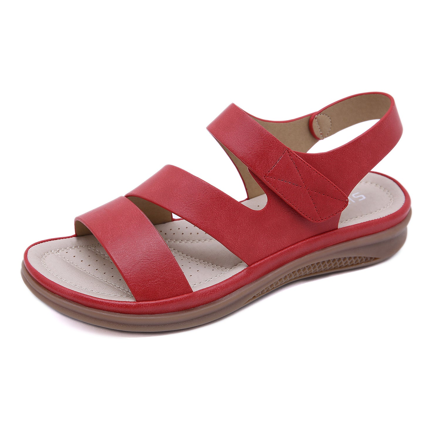 Women's Casual Lightweight Large Size Retro Wedge Sandals