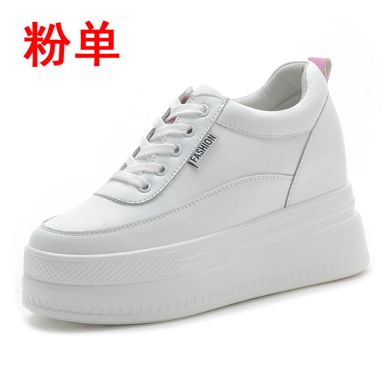 Thick Sole Inner Heightening Trendy Casual Sports Shoes for Women