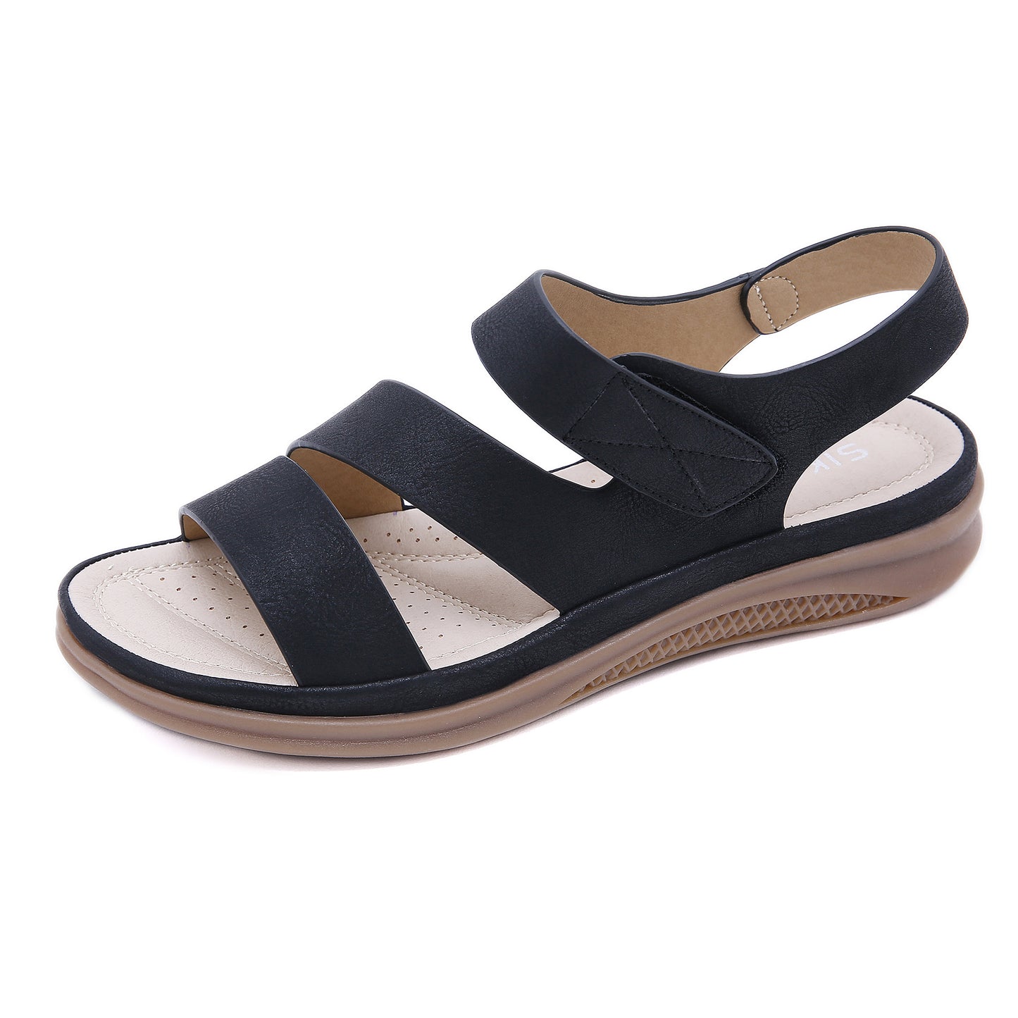 Women's Casual Lightweight Large Size Retro Wedge Sandals