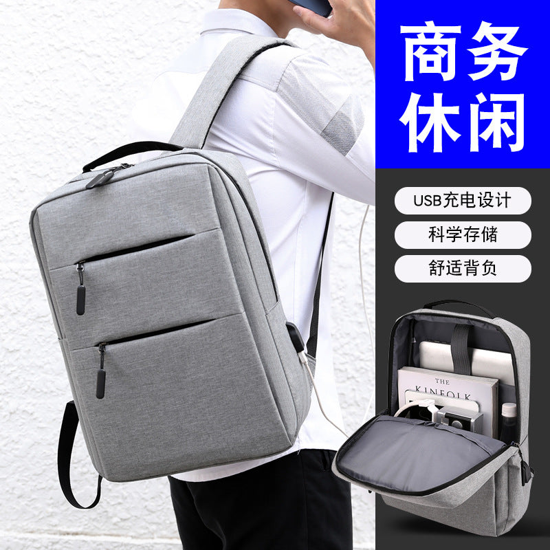 USB Charging Wear-resistant Backpack 15.6 Inches for Notebook