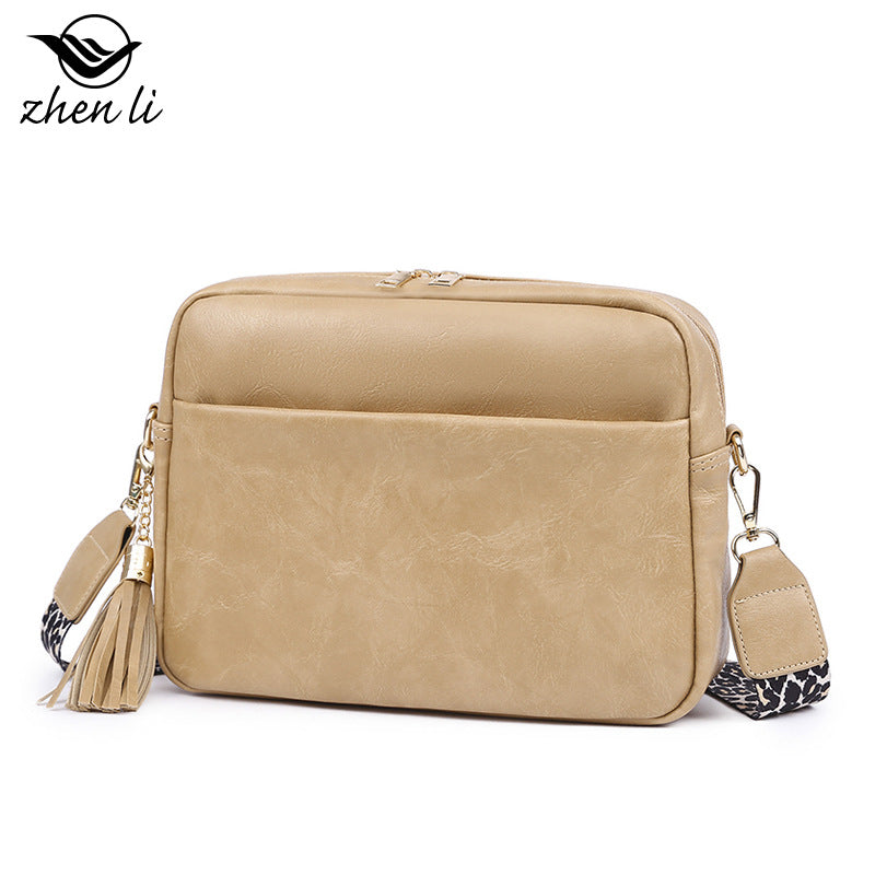 Retro Style Candy Color Shoulder Crossbody Bag for Women