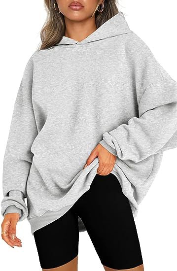 Women's Hooded Pullover Oversized Loose Casual Velvet Sweatshirt Hoodie