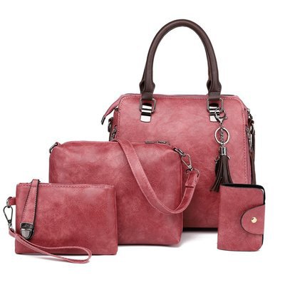 Retro Fashion Crossbody Bag for Women Four-piece Set