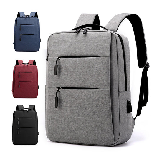 USB Charging Wear-resistant Backpack 15.6 Inches for Notebook