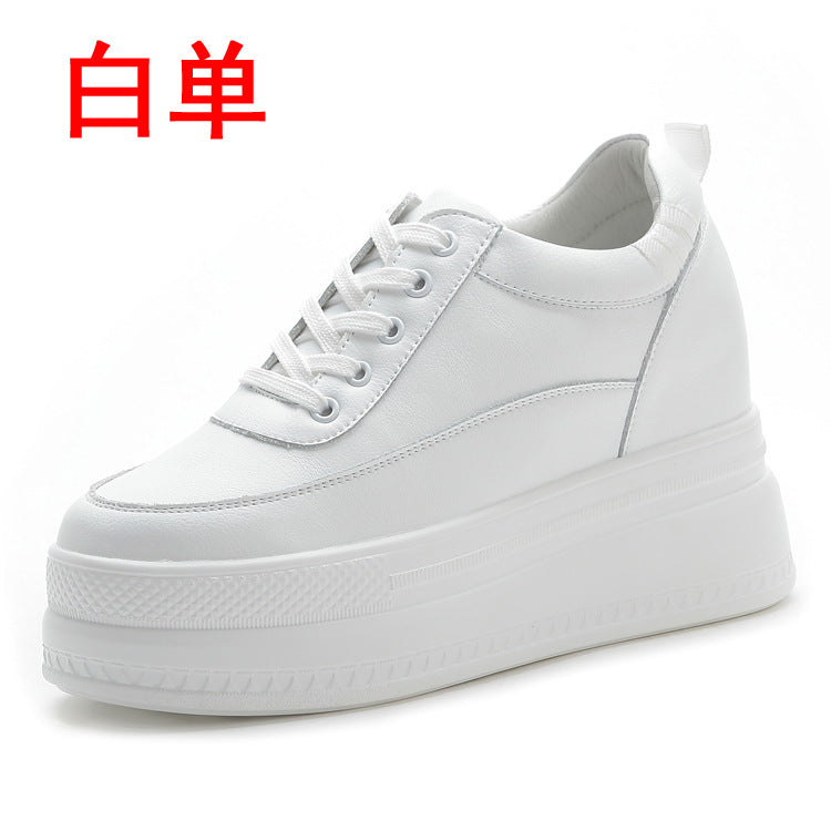 Thick Sole Inner Heightening Trendy Casual Sports Shoes for Women