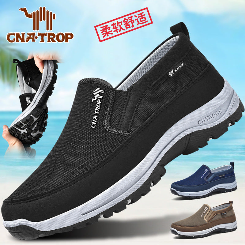 Large Size Casual Sports Men's Mesh Breathable Walking Shoes