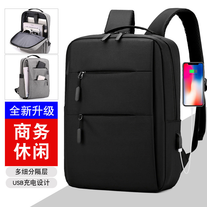 USB Charging Wear-resistant Backpack 15.6 Inches for Notebook