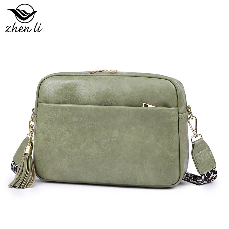 Retro Style Candy Color Shoulder Crossbody Bag for Women