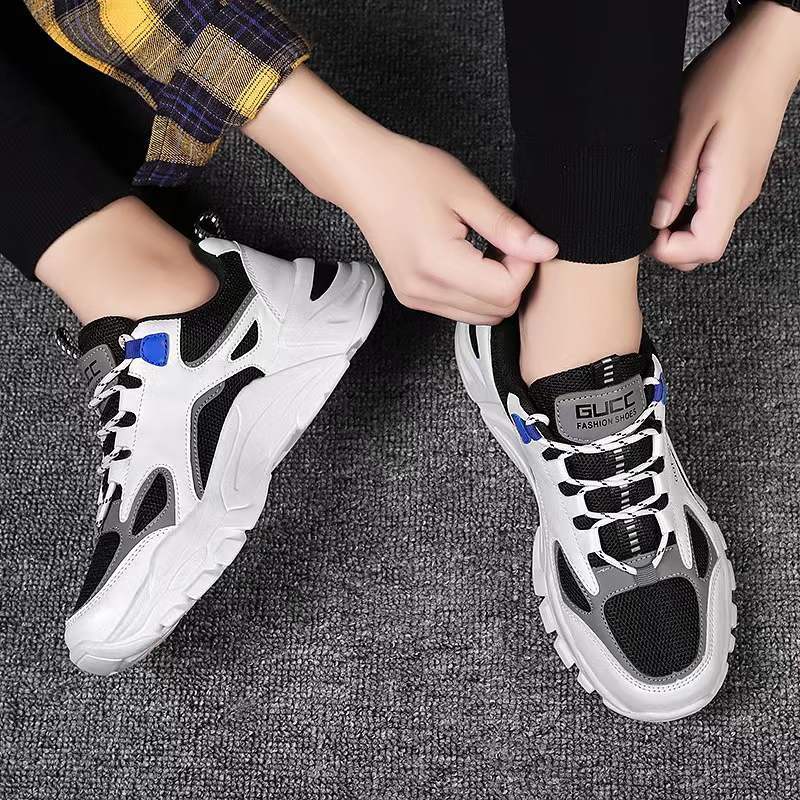 Men's Sneakers Low Top Breathable Running Shoes