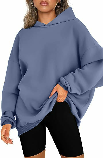 Women's Hooded Pullover Oversized Loose Casual Velvet Sweatshirt Hoodie