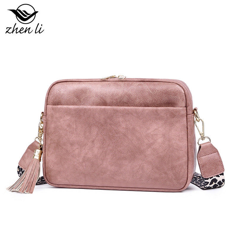 Retro Style Candy Color Shoulder Crossbody Bag for Women