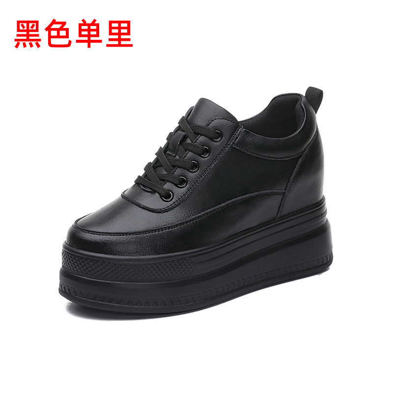 Thick Sole Inner Heightening Trendy Casual Sports Shoes for Women