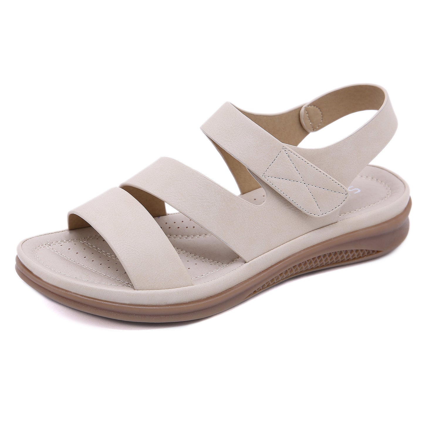 Women's Casual Lightweight Large Size Retro Wedge Sandals