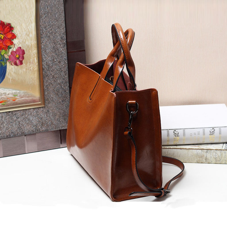 Genuine Leather Women's Shoulder Handbag Crossbody Bag