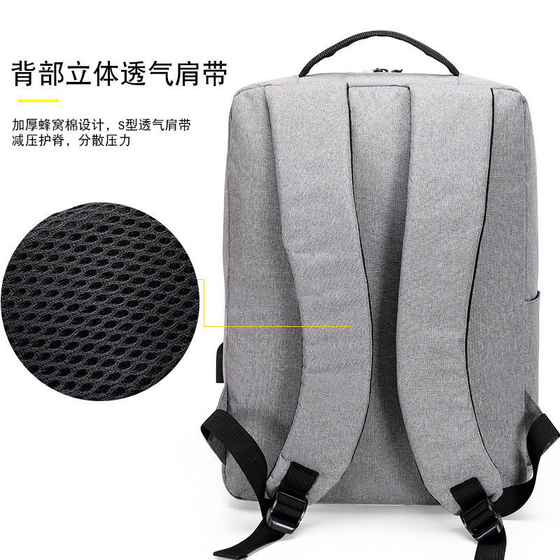 USB Charging Wear-resistant Backpack 15.6 Inches for Notebook